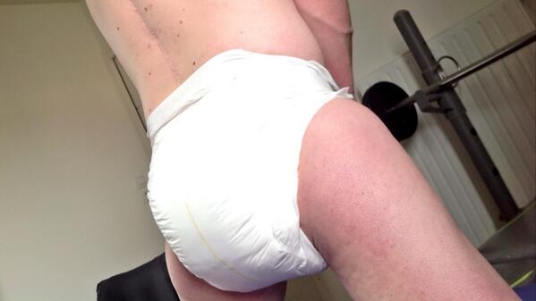 DiaperedBen's tweet photo. There you go ! Freshly showered and ready for the day. #Comficare <3 #abdl http://t.co/v1rijXcbnk