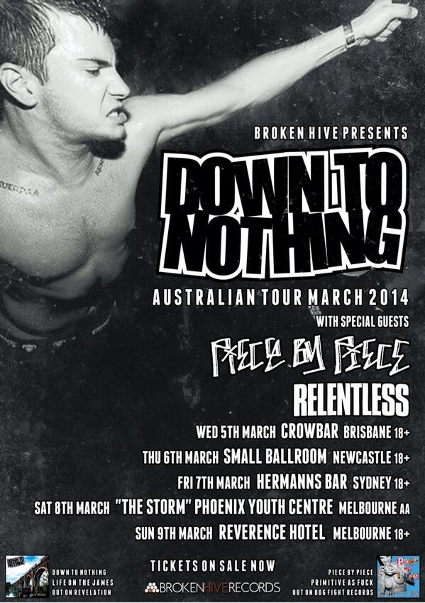 Tour with @DOWNTONOTHING &amp; <a href="/RELENTLESS_SHC/">RELENTLESS</a> starts tomorrow!