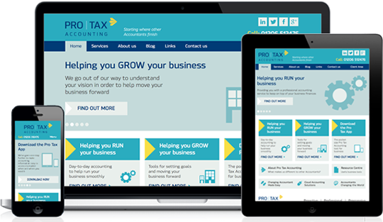Latest responsive website design for Accountant in #Colchester #websites