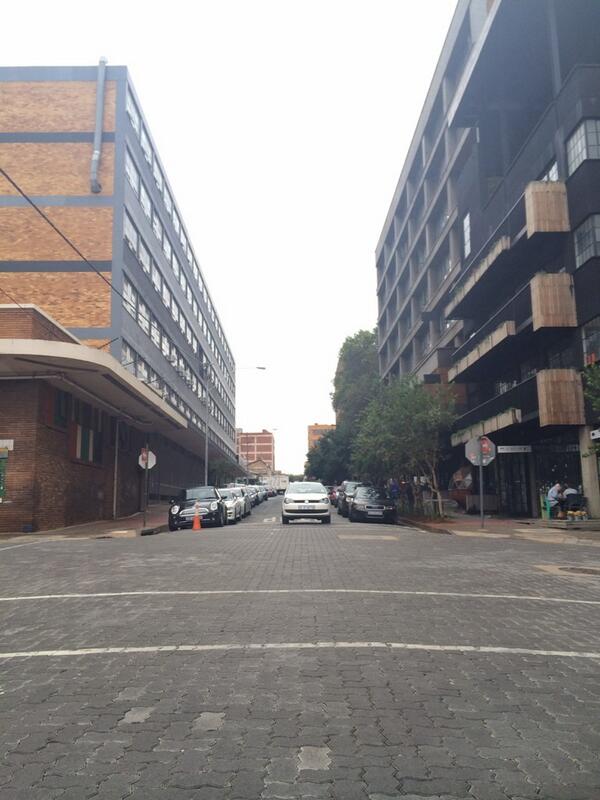 New &amp; old architecture co-exists beautifully in Maboneng. Upgrades happening everywhere! #SACNcitychallenge