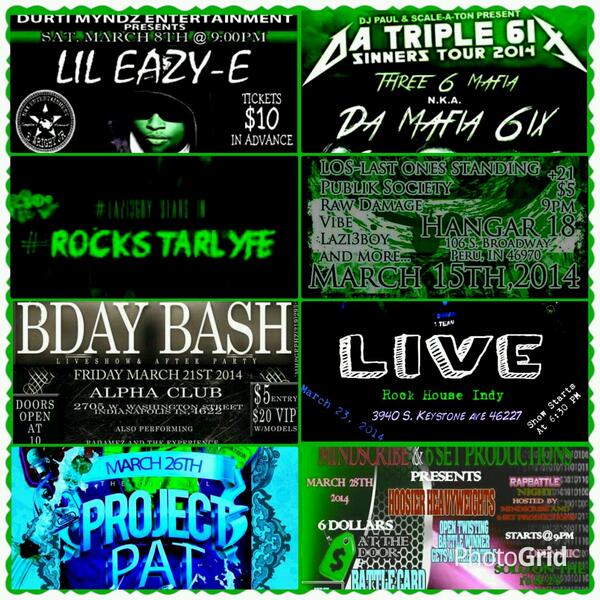 TwobeazyDaBull's tweet image. This is what's going on all month... STAY TUNED!!!
#RawDamage 
#6SetProductions