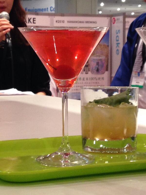 JapanPavilion1's tweet photo. #sake cocktails using #Choya #Umeshu #umamipavilion2014 http://t.co/5r0TLTKISc