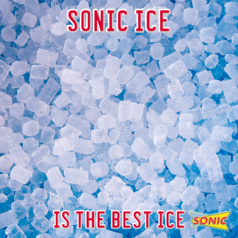 Sonic Drive-In on X: RT this ice for no reason.  / X