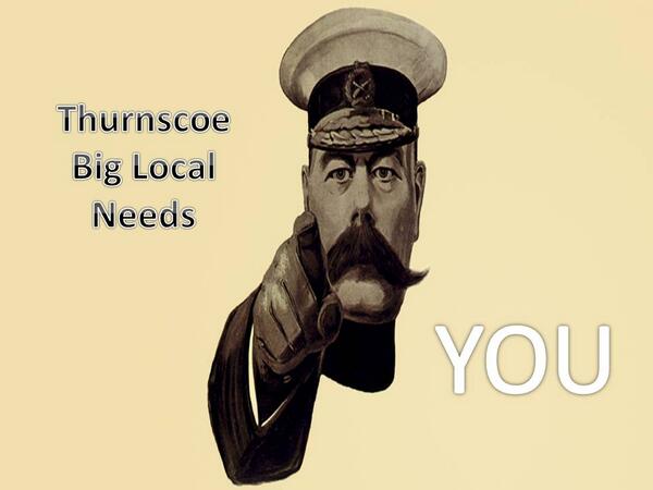 ThurnscoeBL's tweet photo. We need you to get involved and be part of the @ThurnscoeBL http://t.co/afCLTpYEmj