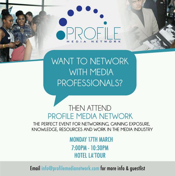 ProfileMNetwork's tweet image. What to Network with Industry Professionals?

Then attend Profile Media Network
Monday 17th March