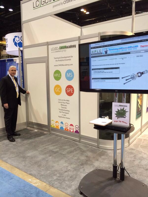 CHROMacademy's tweet image. Stop by booth 2414 at #Pittcon2014 and ask for your free gift.