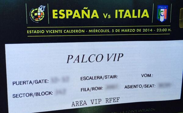 IkerCasillas's tweet photo. Aquí está la entrada dl #SorteoIker. Para ver el partido mejor que nadie, PALCO VIP!Participa http://t.co/e3gXl46cVF http://t.co/Hr4A8o4YY8