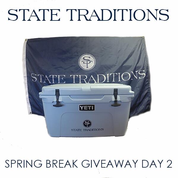 1000 RTs and we'll add in a #StateTraditions flag to the #YetiCooler giveaway. Retweet &amp; follow to be entered