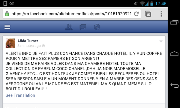 AnthDotFr's tweet photo. Afida Turner est #obdr. http://t.co/yINypkCObU