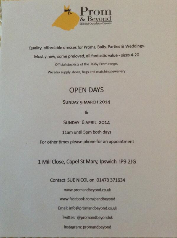 Prom & Beyond (promandbeyonduk) Twitter