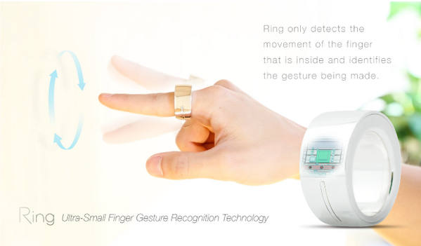 dsgnrt's tweet photo. Ring -one ring to rule them all-a gadget that let's you control home appliances with a gesture http://t.co/Y31gxcLuYq http://t.co/RzVzWoST9v