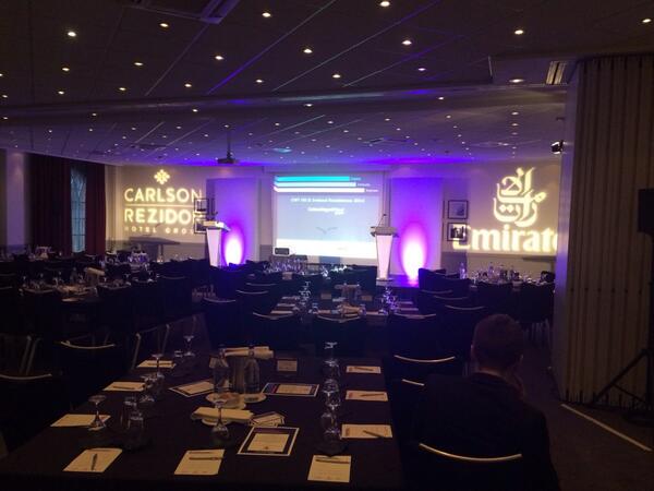 Room at Radisson Blu Edinburgh ready for our teams to join us at Scottish Roadshow. #edinspire <a href="/CWT_UK/">CWT UK&I</a> @CWT_ME