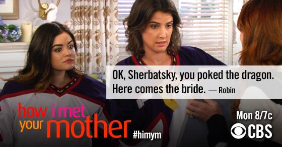 RT if u were surprised 2 c all the Scherbatsky women in last nite's #HIMYM! Watch the ep again bit.ly/ql3wYi