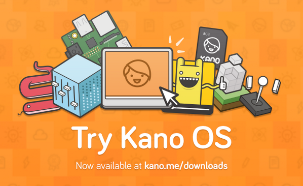 TeamKano's tweet image. Kano OS is available for #RaspberryPi! kano.me/downloads
