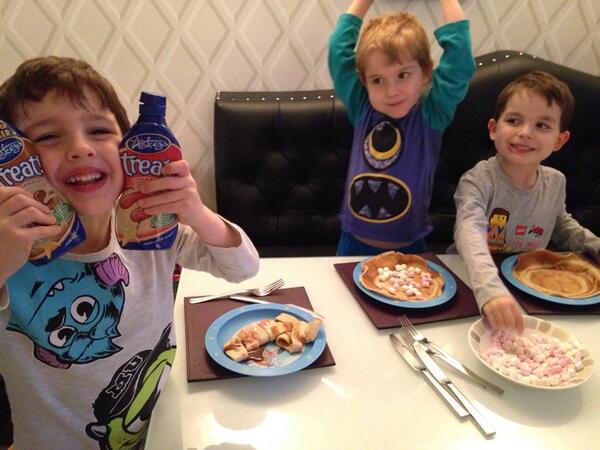 Pancakes with my favourites!!
