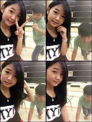 Rosalim_AR's tweet photo. W/my little brother ♥ http://t.co/SVIQUcku0W