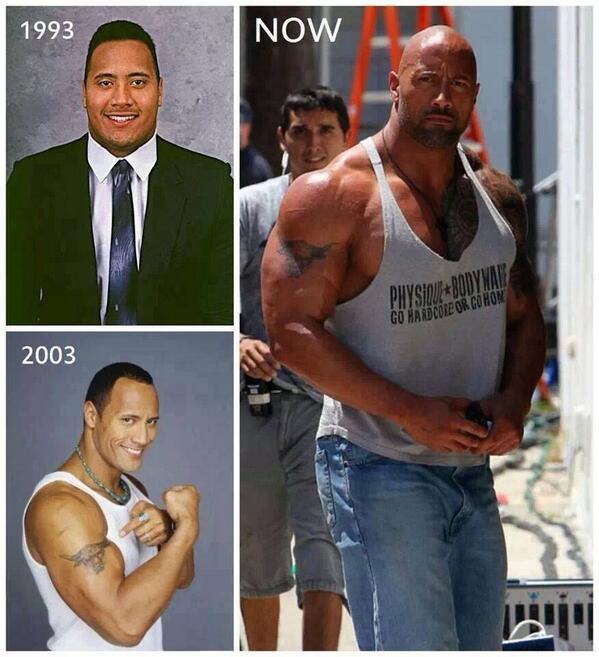 Personprogress's tweet image. Check out @TheRock what a legend!