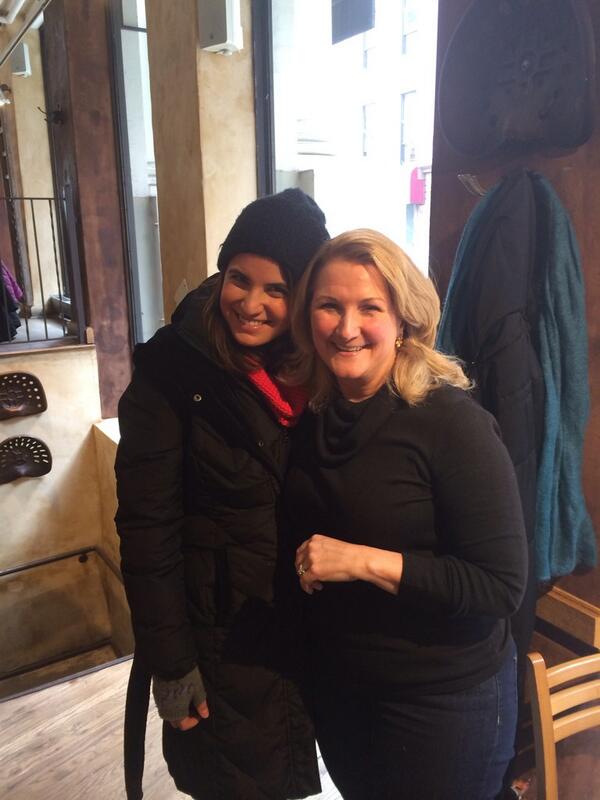 patriciarzablah's tweet image. just had lunch with @cvharquail to hash out last minute details about #hackitback t-4