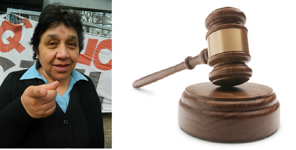 BrittAlert's tweet image. Nelly Diaz del registro civil vuelve de vacaciones....nuevamente alegando contra el sistema....no hace la pega