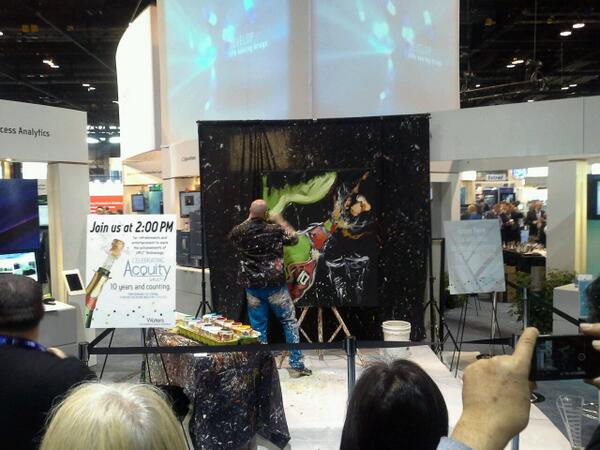 okay_sheesh's tweet image. Pittcon, where the champagne flows freely and guys paint stuff in front of a bunch of dorks. #pittcon2014 #GetTested