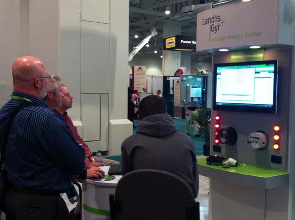 landisgyr's tweet image. Nonstop #gridstream! Booth 913 #techadvantage.