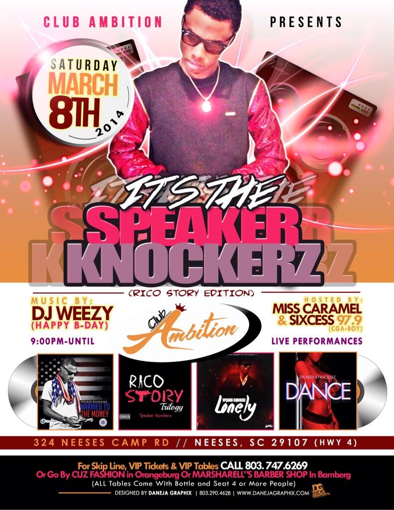 Speaker Knockerz on Twitter ambition march 8th http//t.co