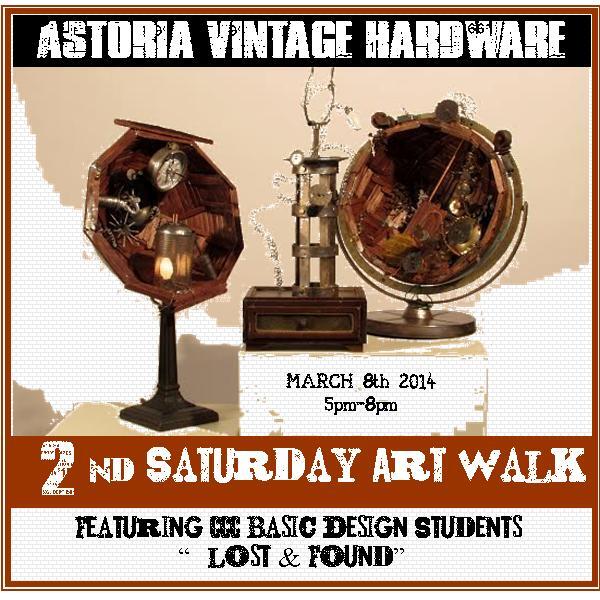 #Astoria #Artwalk @AstoriaVintage this Saturday featuring #ClatsopCommunityCollege #students