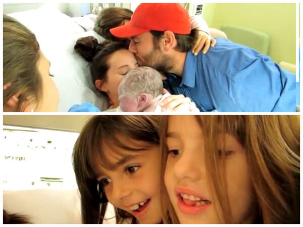 GretaLynnMc's tweet photo. Brotards birth and the girls being able to see their baby brother be born I loved it. #5yrsofSHAYTARDS @shaycarl http://t.co/sNYfdWZoD8