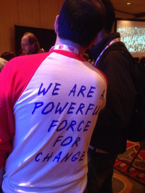 JJustinB's tweet photo. We are a powerful force for change! Thanks @LuminaFound @LuciaLumina @elkin0301 #MoveEd for @Goal2025 is on! #SXSWedu http://t.co/gNM4BQ3FXG
