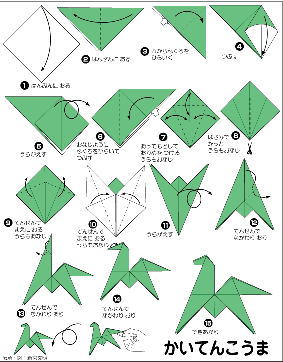 折り紙を折ろう على تويتر 折り紙の折り方 かいてんこうま T Co 4ros8s6tbg