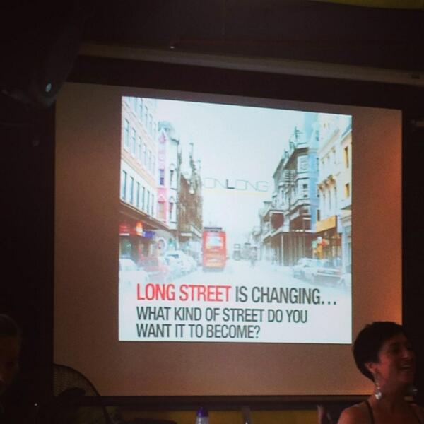 capetownmag's tweet photo. Long Street is changing workshop @BEERHOUSE today!
What street do you want it to become?
Tell us and tag #onLong! RT http://t.co/05pAeFKF9u