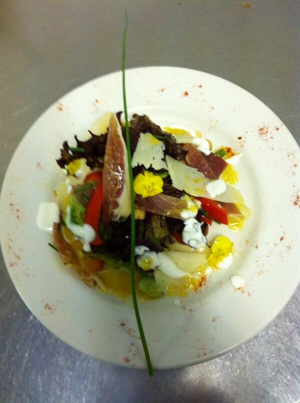 BistroWineMan's tweet image. Another appropriate Lunch! Lunch for just £5 daily @ bistro-one.co.uk Smoked Salmon or Parma Ham? #Plymouth RT