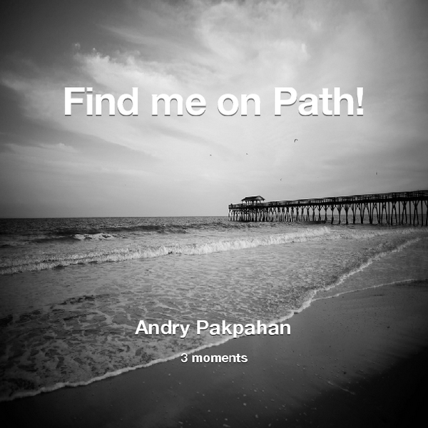 NaHapKap's tweet photo. Find me on #Path now! Go to: http://t.co/Q3jlUM7T95! #thepersonalnetwork http://t.co/kXFwvUXx7W
