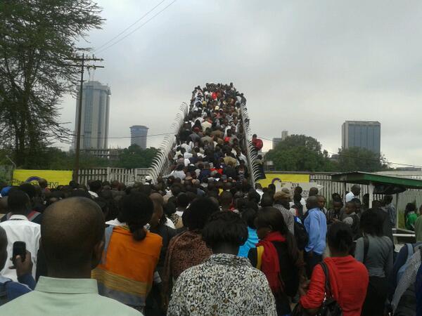 Image result for Kenyans walking to work