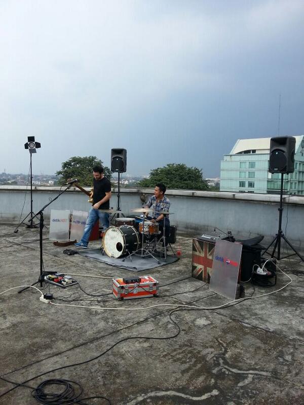 Suasana persiapan <a href="/GBluesShelter/">GBluesShelter</a> di #TamuDetik <a href="/detikforum/">detikForum</a> siang ini.