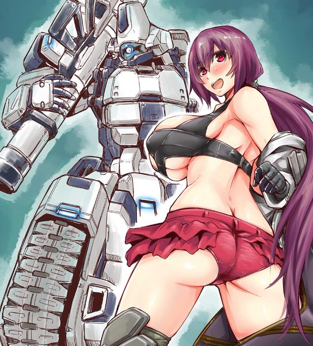 今更だけど描いてみた。ガンフロ一周年記念のログインボーナスでBOXガチャ回せるので是非狙ってみてください #ガンフロ 