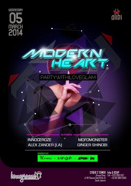 innoceroze's tweet photo. @HomegroundJKT Presents

MODERN HEART

Tonight!! @ALIBI_JAKARTA
Modern hearts runs free, we dance with no time! http://t.co/anghx5hiL4