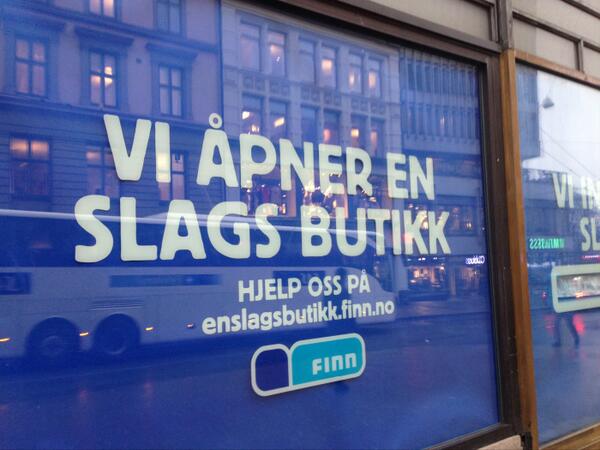 Vi åpner #enslagsbutikk og til det trenger vi litt hjelp... Sjekk ut enslagsbutikk.finn.no