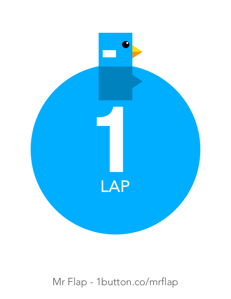 diticool1's tweet photo. I just made 1 lap! #MrFlap http://t.co/yhjA4tWxer http://t.co/Jq8noE31hE