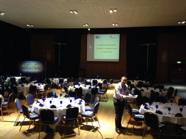 Preparing for the Chamber of Commerce Lunch. #LBW14