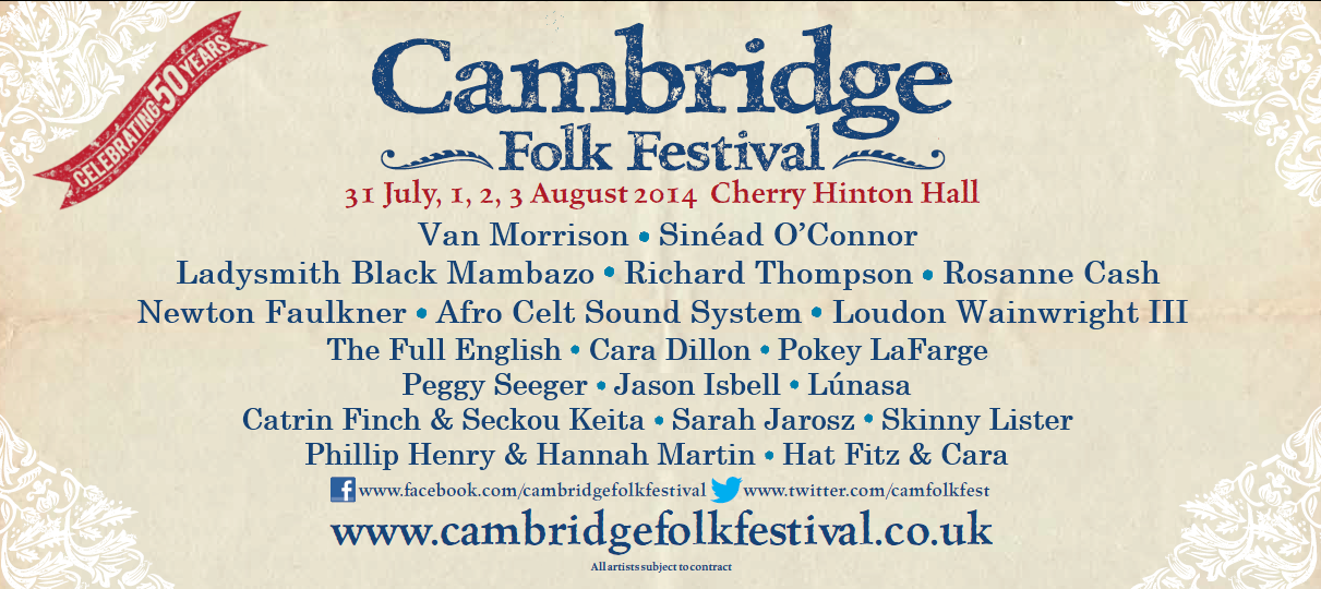 Cambridge Folk Festival announce Newton Faulkner to headline on