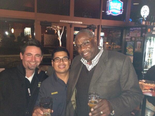 MussetterDist's tweet image. A couple of our sales reps drinking #craftbeer w/ Dusty Baker #boulderbeer