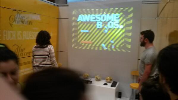 Kinect ile sağa sola koşturarak logomuzu parçalamak isterseniz standımıza bekleriz. #alldesignistanbul #alldesign2014