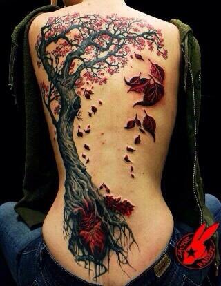 LWitches's tweet photo. Wow....stunning back tatoo...wish I was that brave #tatoos #girl #art #backTatoo #beautiful http://t.co/kaZ3iA4B9n