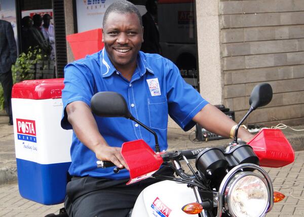 PMG_KENYA's tweet photo. Earlier today i had the privilege of sampling the new fleet @Posta_Kenya acquired to enhance our courier services http://t.co/4yFSTolPWz