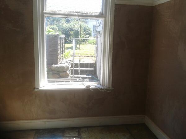 CareandRepairWB's tweet photo. A room we re-plastered enabling a client to sleep downstairs so they could come home from hospital #RRAP #CRWEEK14 http://t.co/3fHHUG9cc1