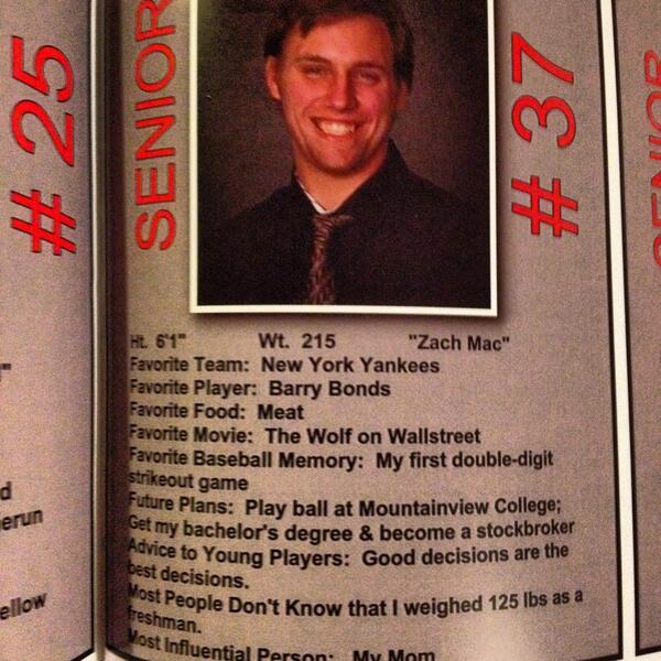 ZachMcEntire34's tweet image. Man of the year or Schmuck of the year? #BaseballProgram