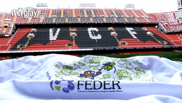 valenciacf's tweet photo. El @valenciacf, con la Federación Española de Enfermedades Raras. Mira el VÍDEO de #VCFplay: http://t.co/t2HOebhm35 http://t.co/6BqQAB7kNt
