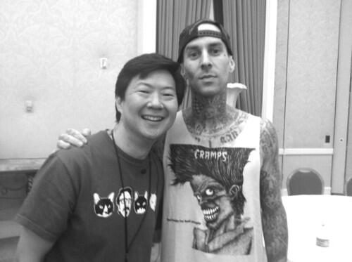 CelebsHangOut_'s tweet photo. KEN JEONG AND TRAVIS BARKER http://t.co/ynePb30nU9