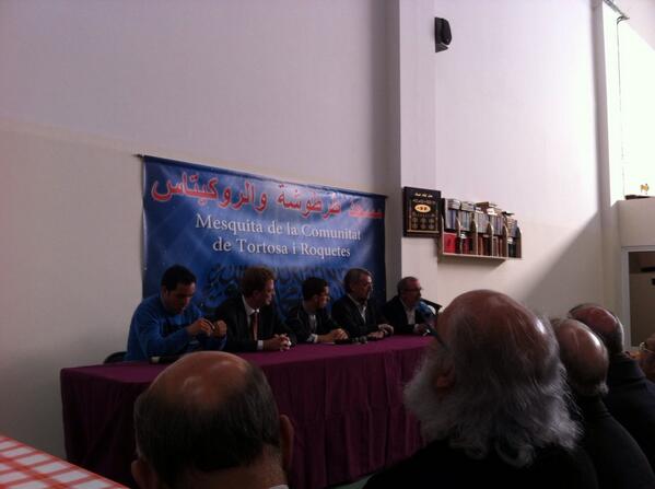 Acte inaguració mesquita Tortosa i #Roquetes